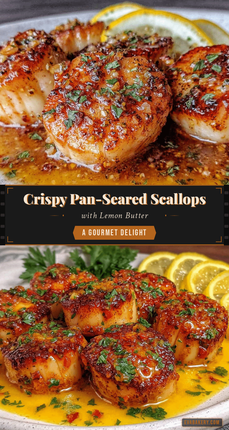 crispy pan-seared scallops recipe
