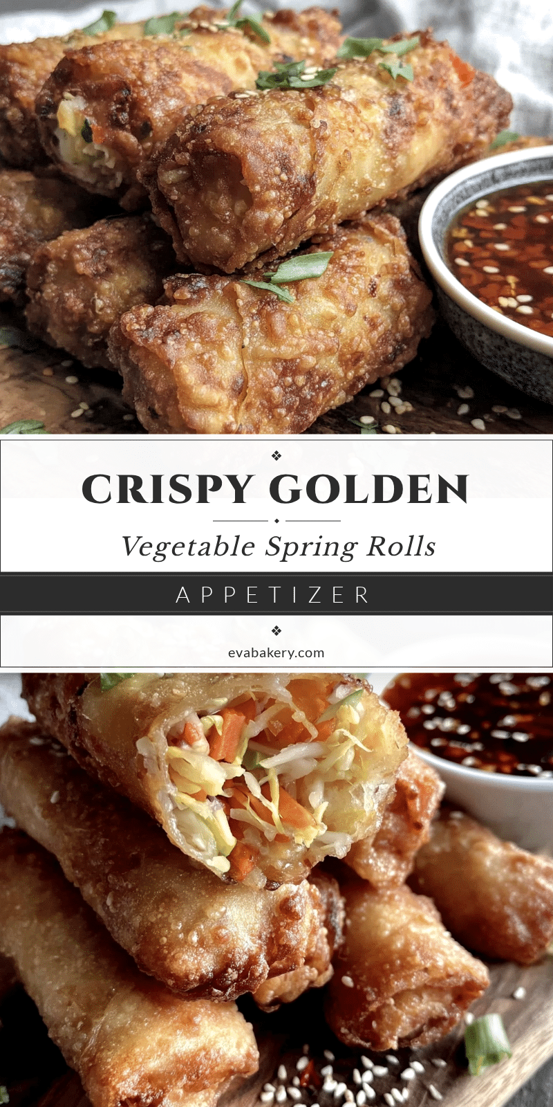 crispy vegetable spring rolls recipe