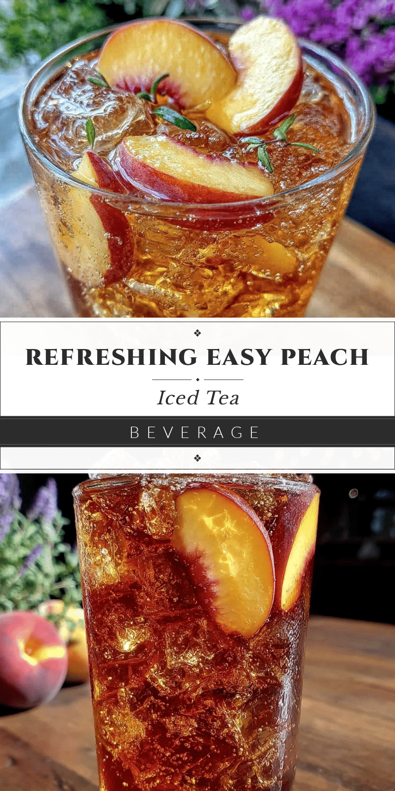 easy refreshing peach iced tea recipe