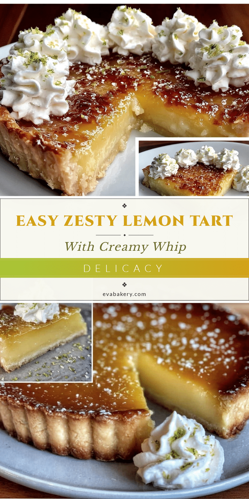 easy zesty lemon tart recipe