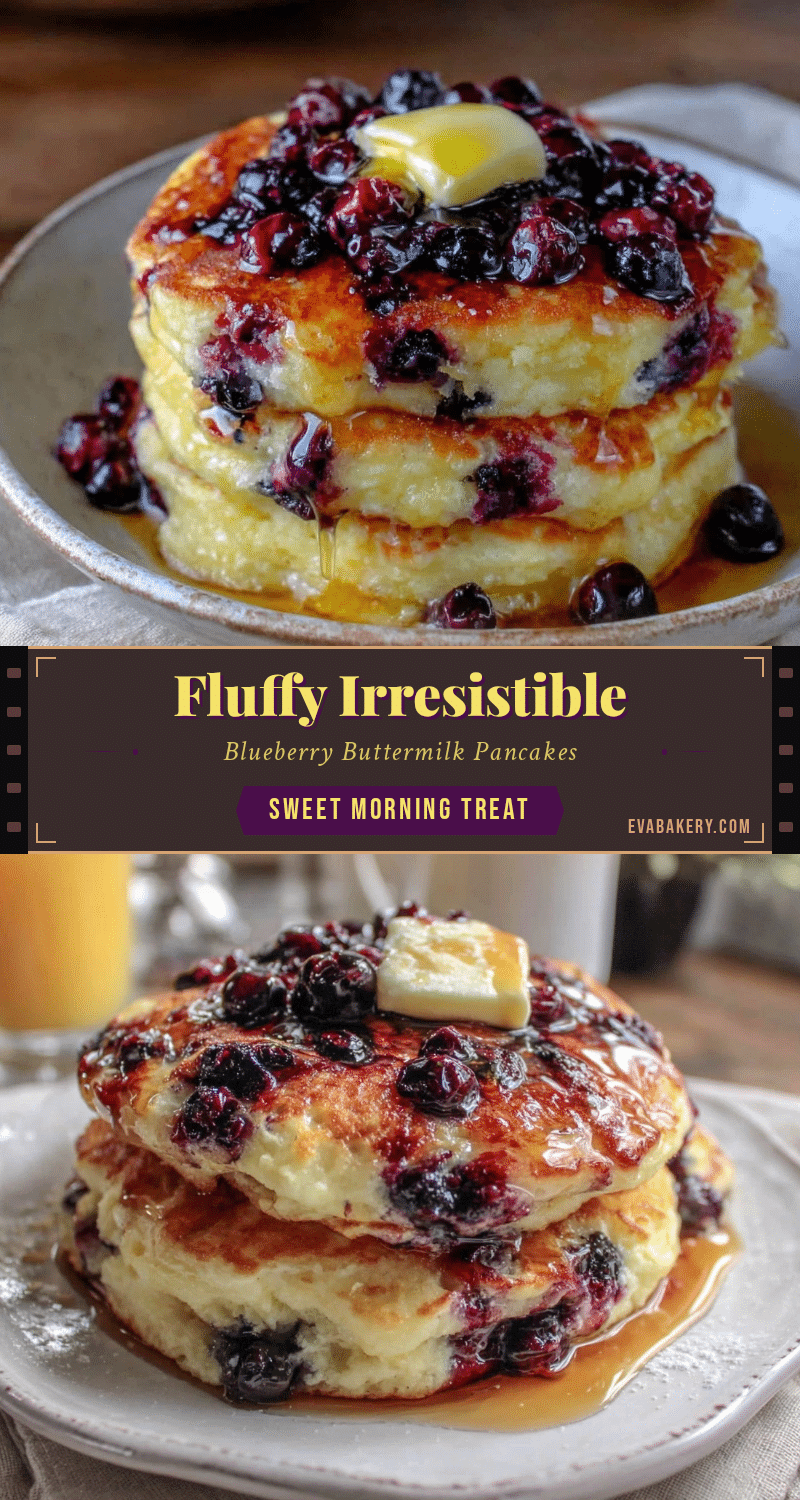 fluffy blueberry buttermilk pancakes recipe