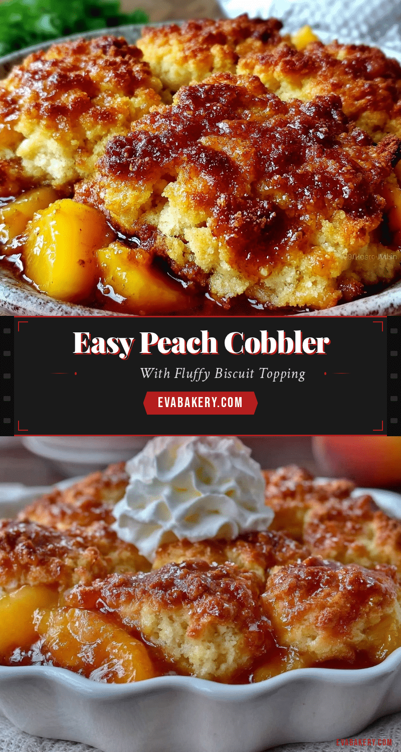 fluffy easy peach cobbler recipe