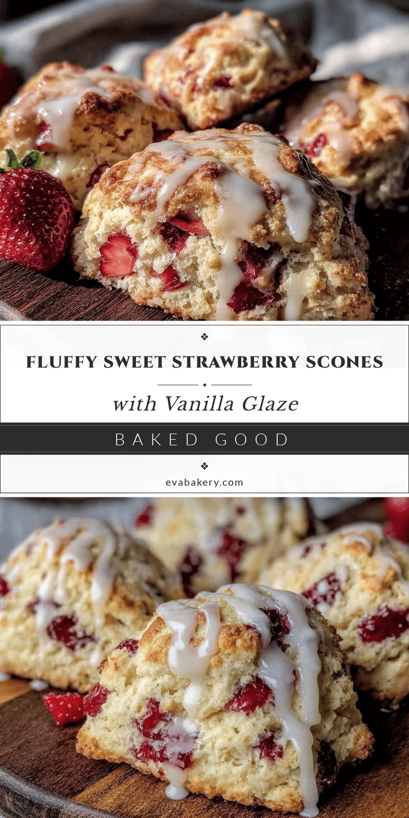 fluffy strawberry scones recipe