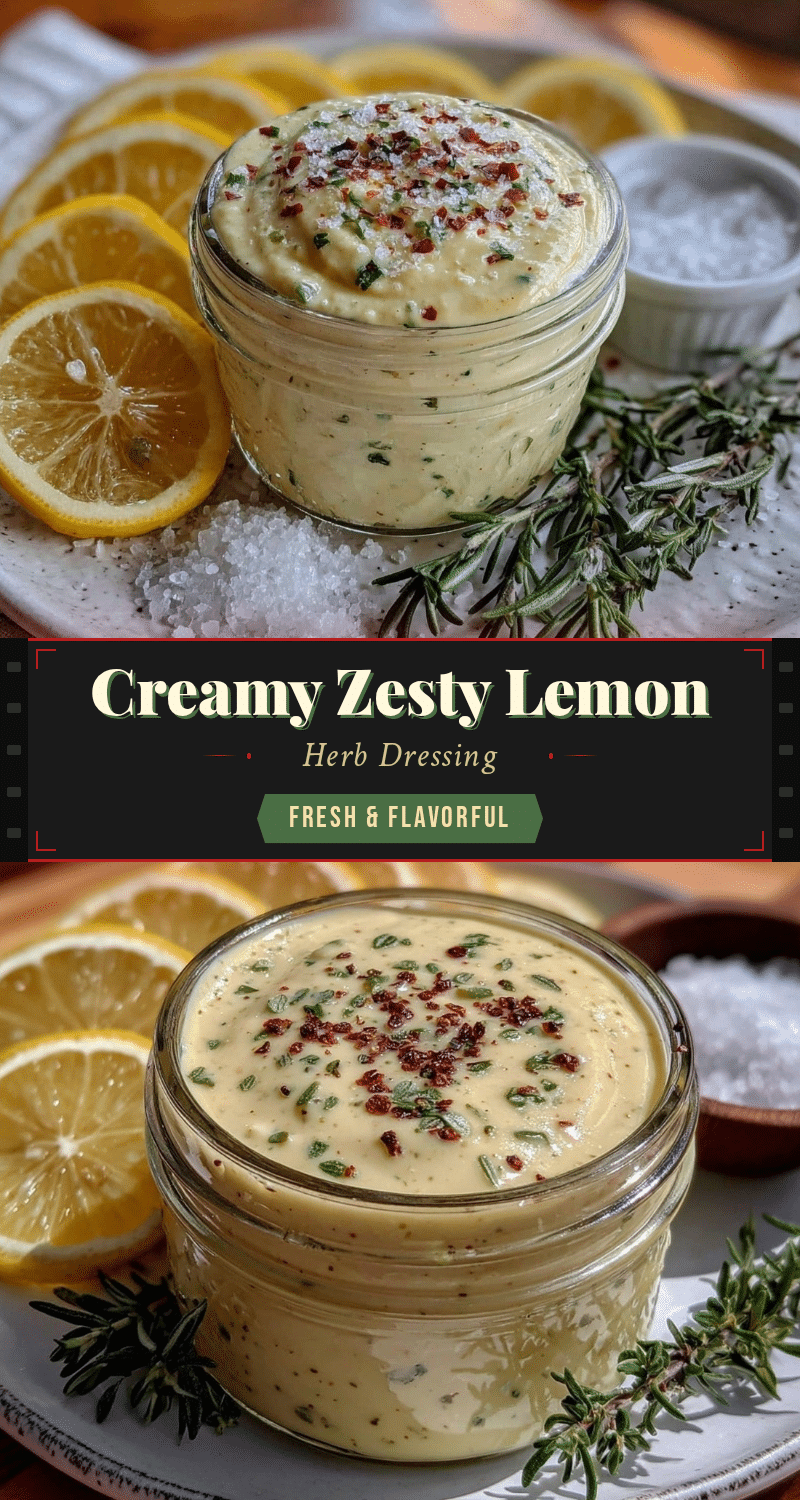 fresh creamy lemon herb dressing recipe
