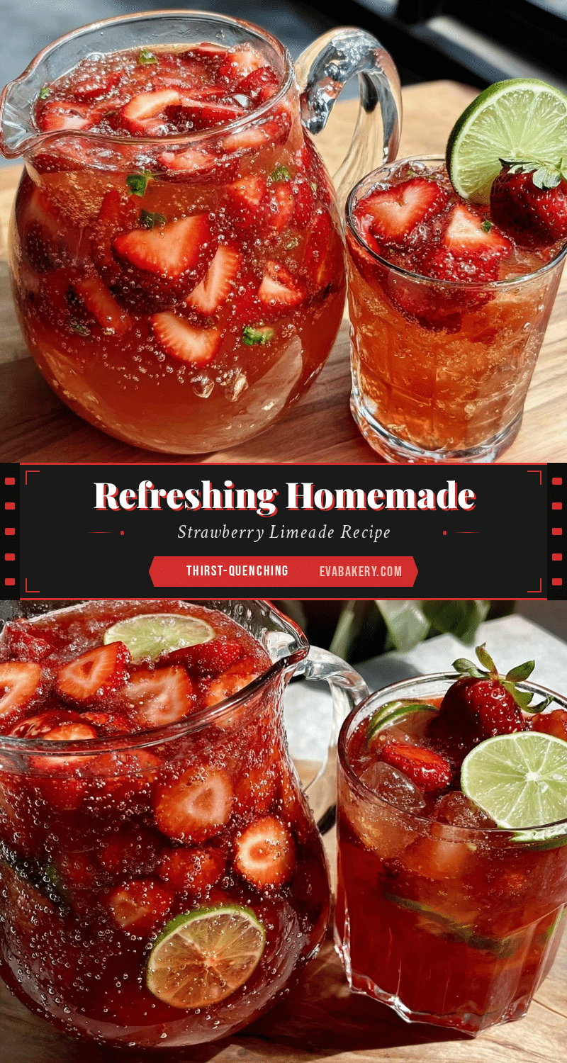 fresh homemade strawberry limeade recipe