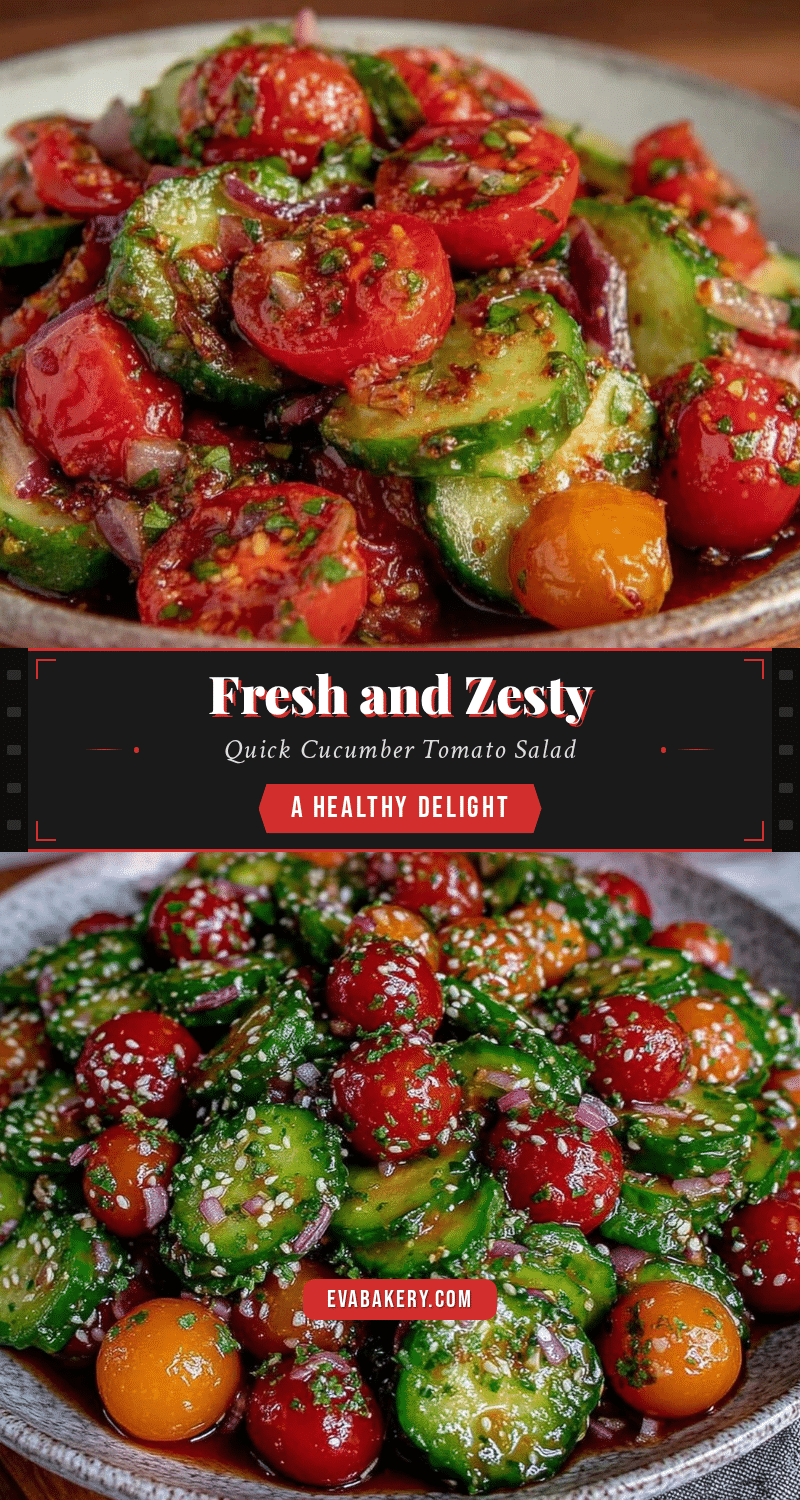 fresh quick cucumber tomato salad recipe