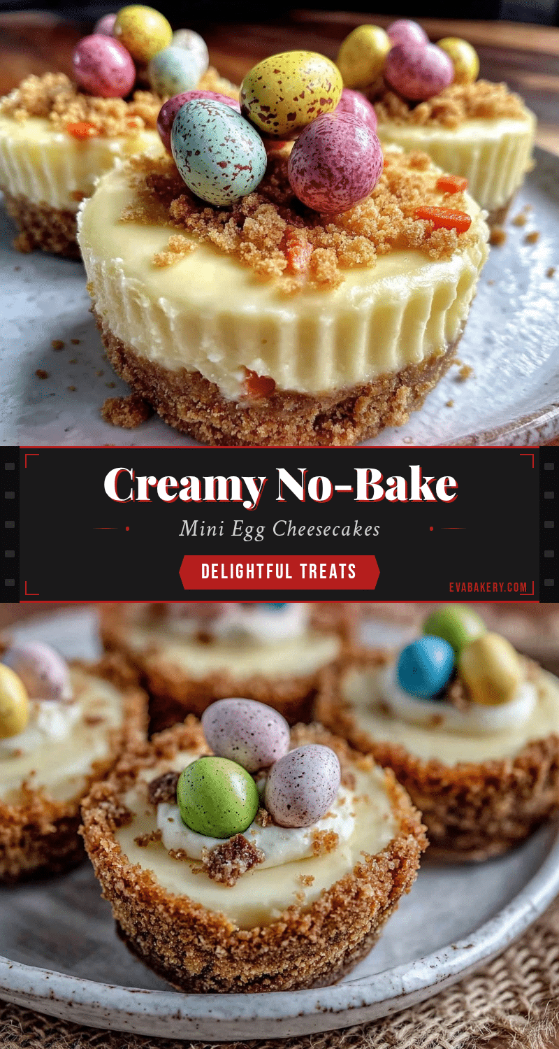 no bake mini egg cheesecake recipe