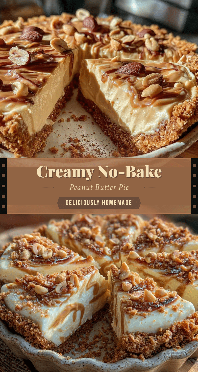 no-bake peanut butter pie recipe