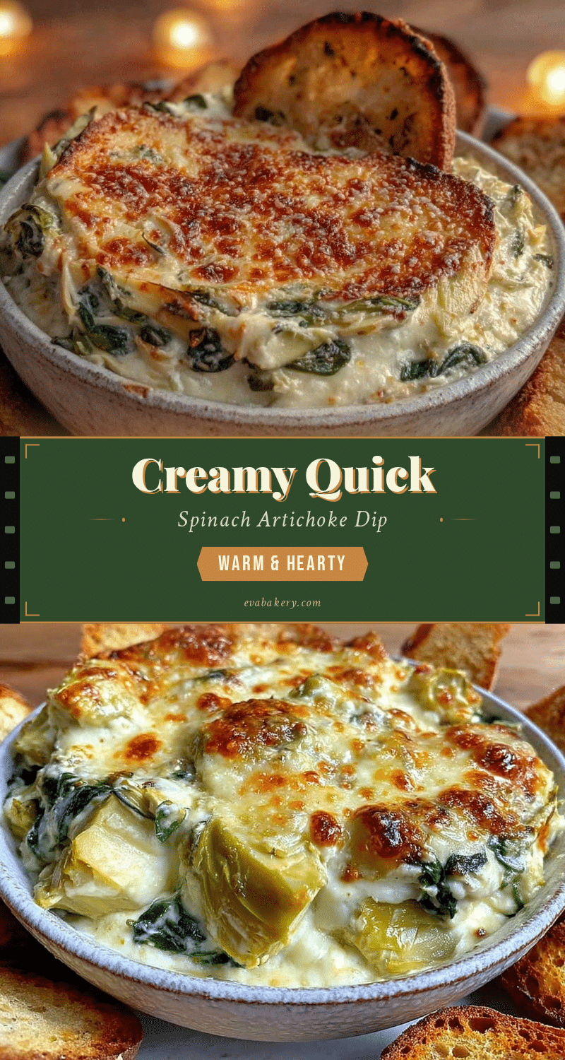 quick creamy spinach artichoke dip recipe
