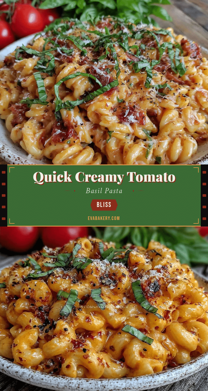 quick creamy tomato basil pasta recipe
