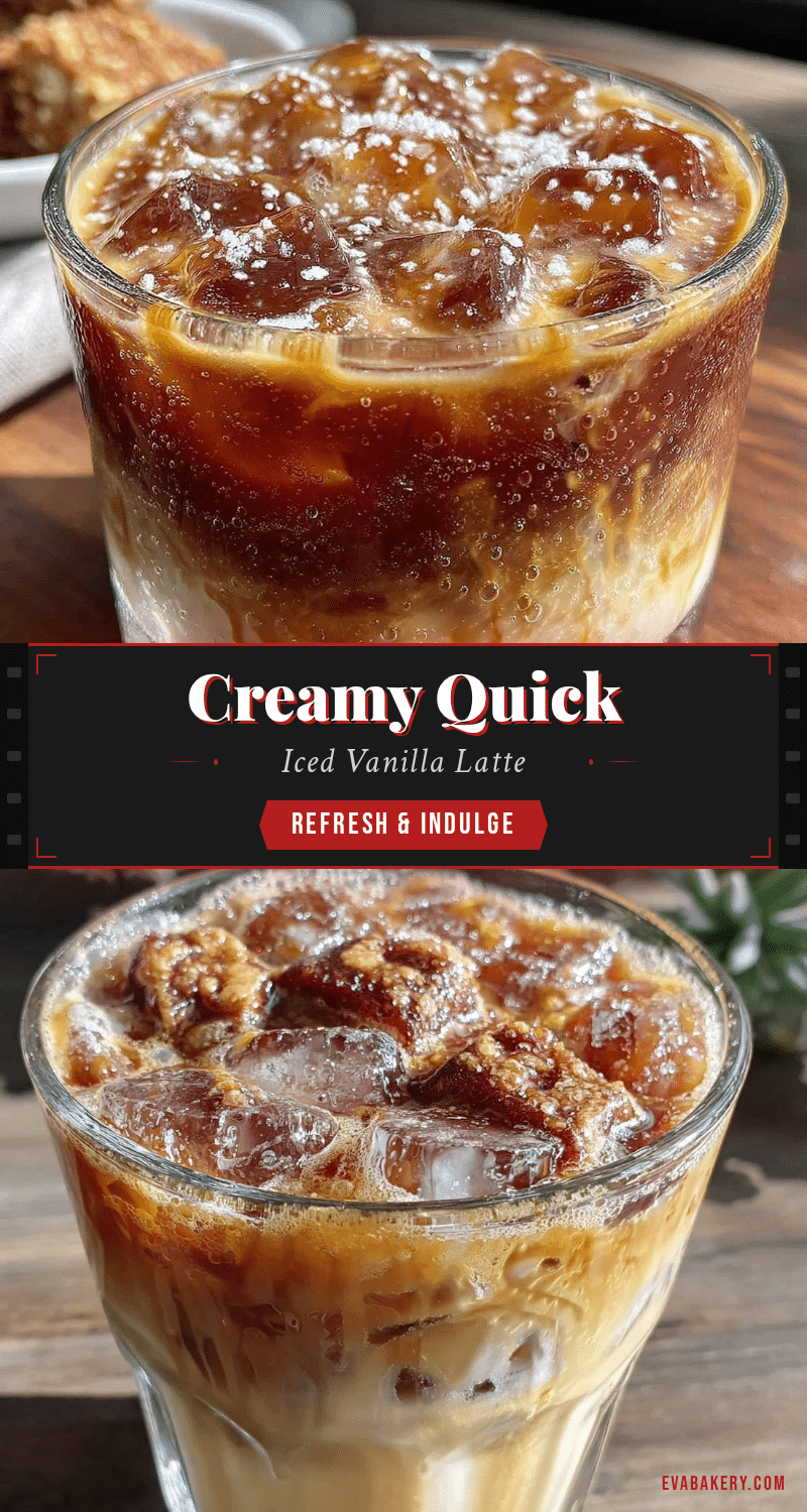 quick iced vanilla latte recipe