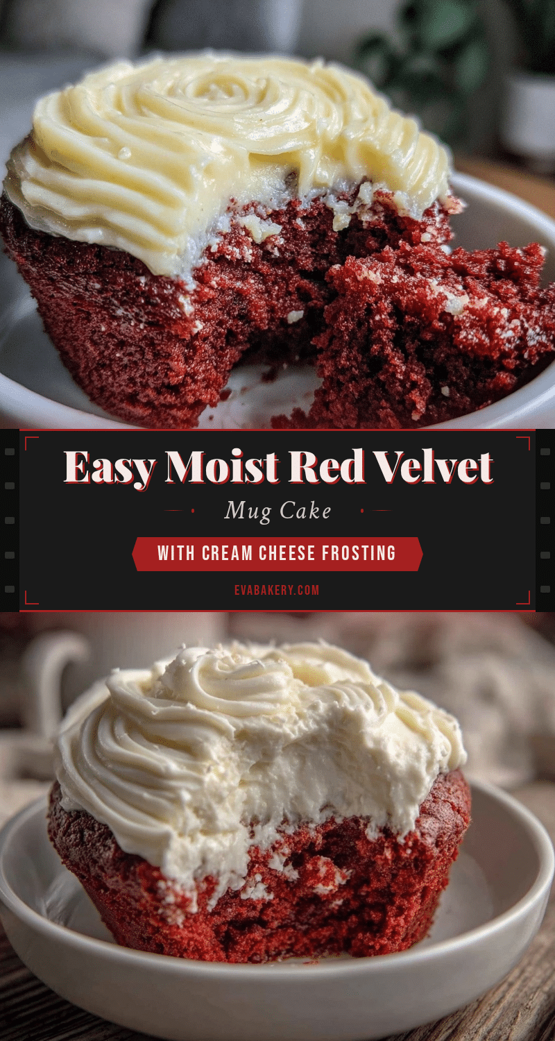 red velvet microwave mug cake recipe