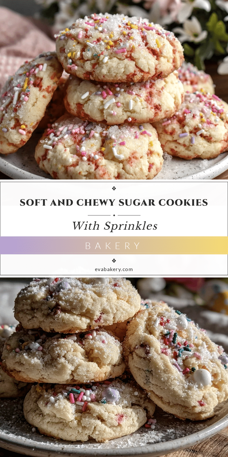 soft and chewy sugar cookies recipe