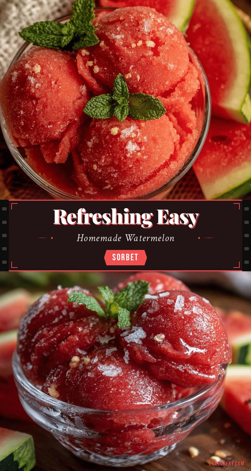 watermelon sorbet recipe recipe
