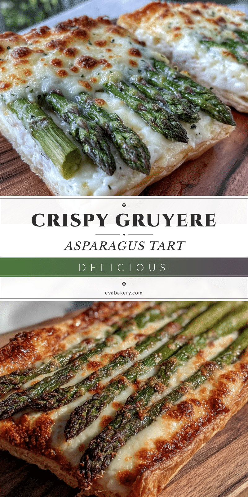 asparagus tart with puff pastry and gruyere recipe