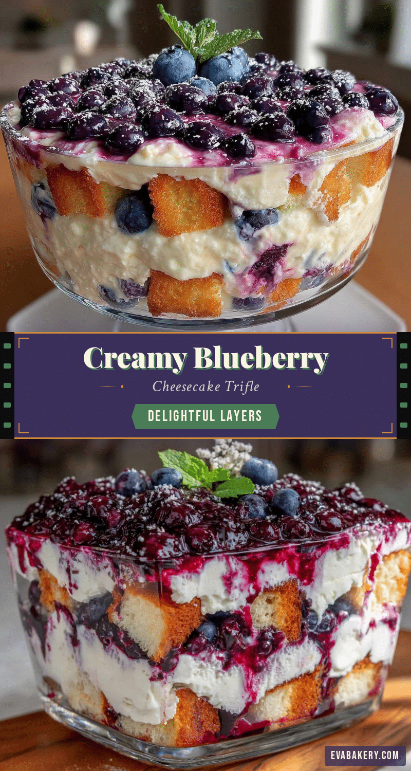 blueberry cheesecake trifle recipe