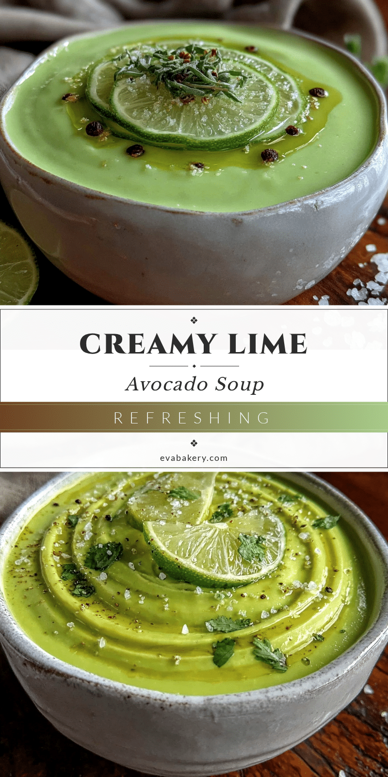 cold avocado soup with lime recipe