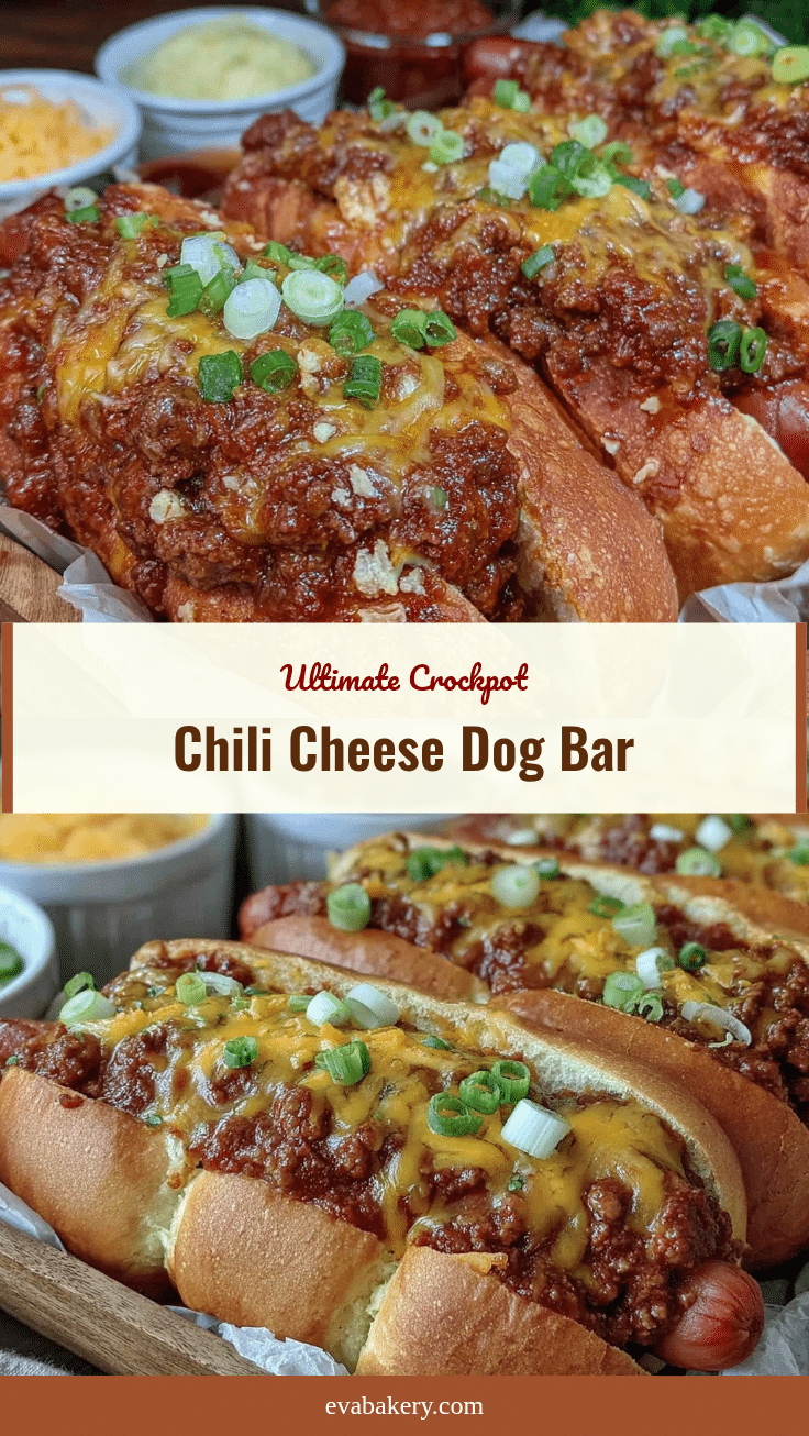 crockpot chili cheese dog bar recipe