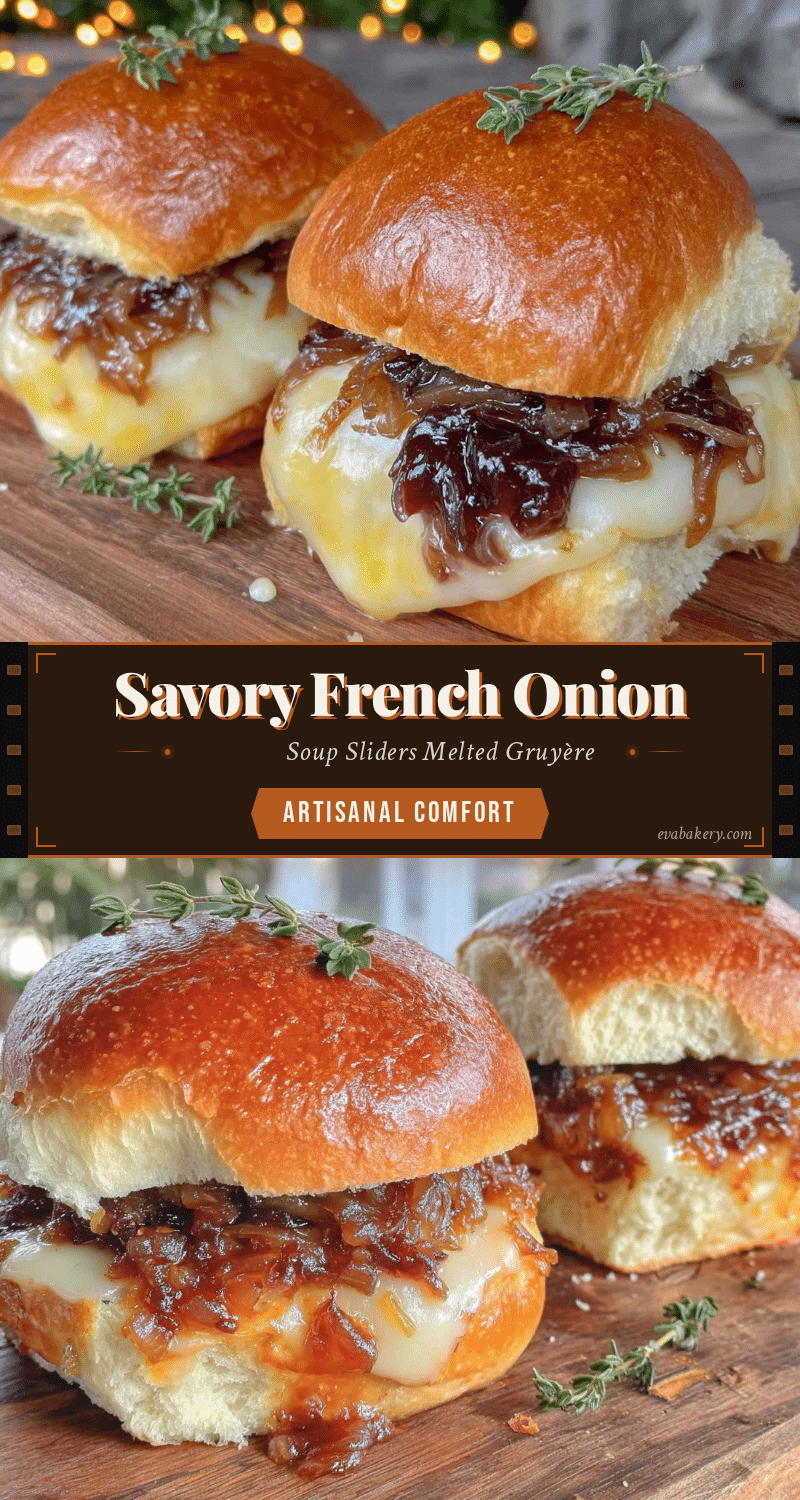 French onion soup sliders recipe