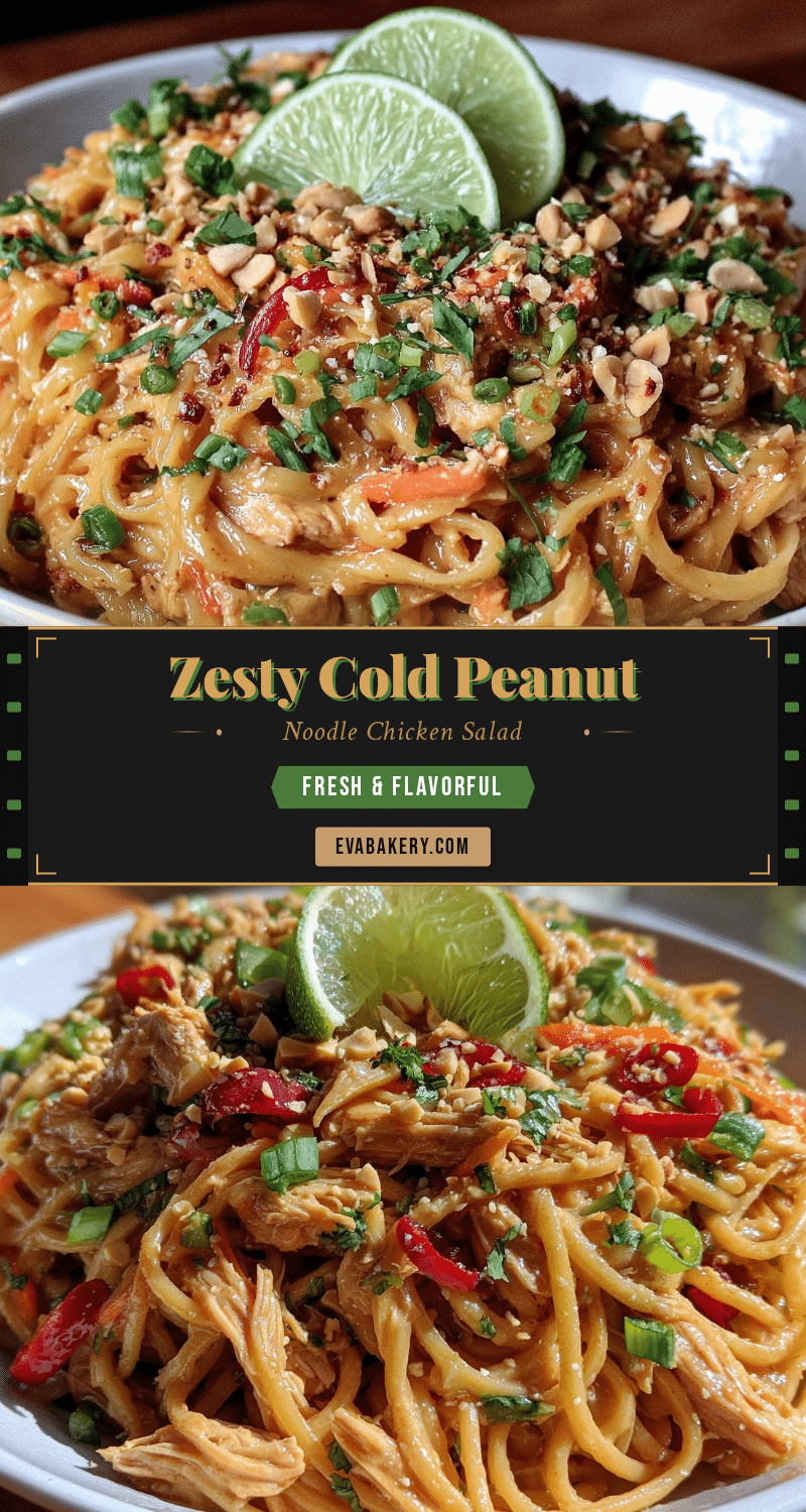 fresh cold peanut noodle salad recipe