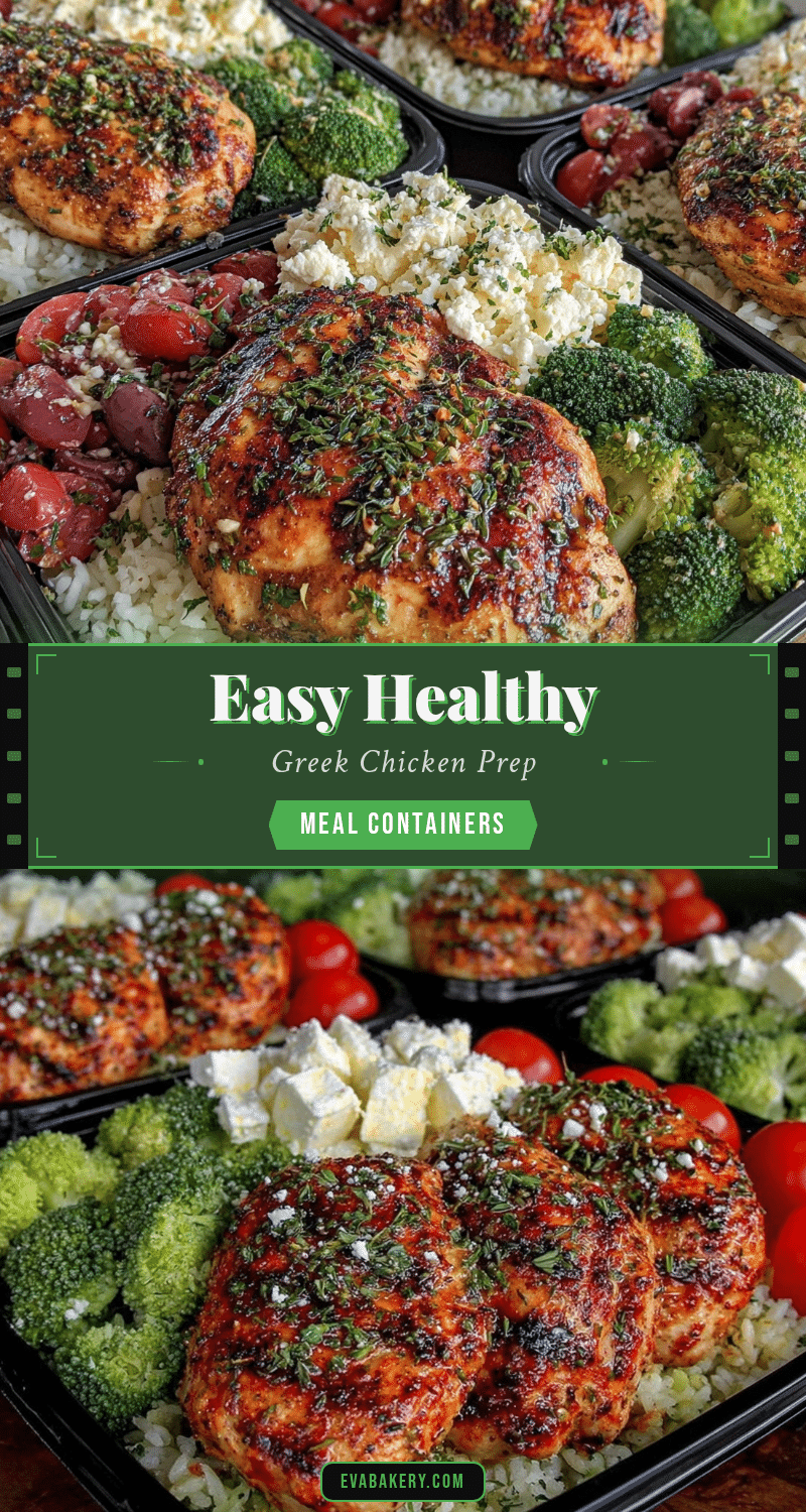 Greek Chicken Meal Prep Containers recipe