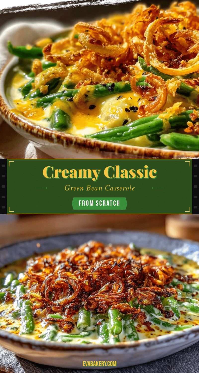 green bean casserole from scratch recipe