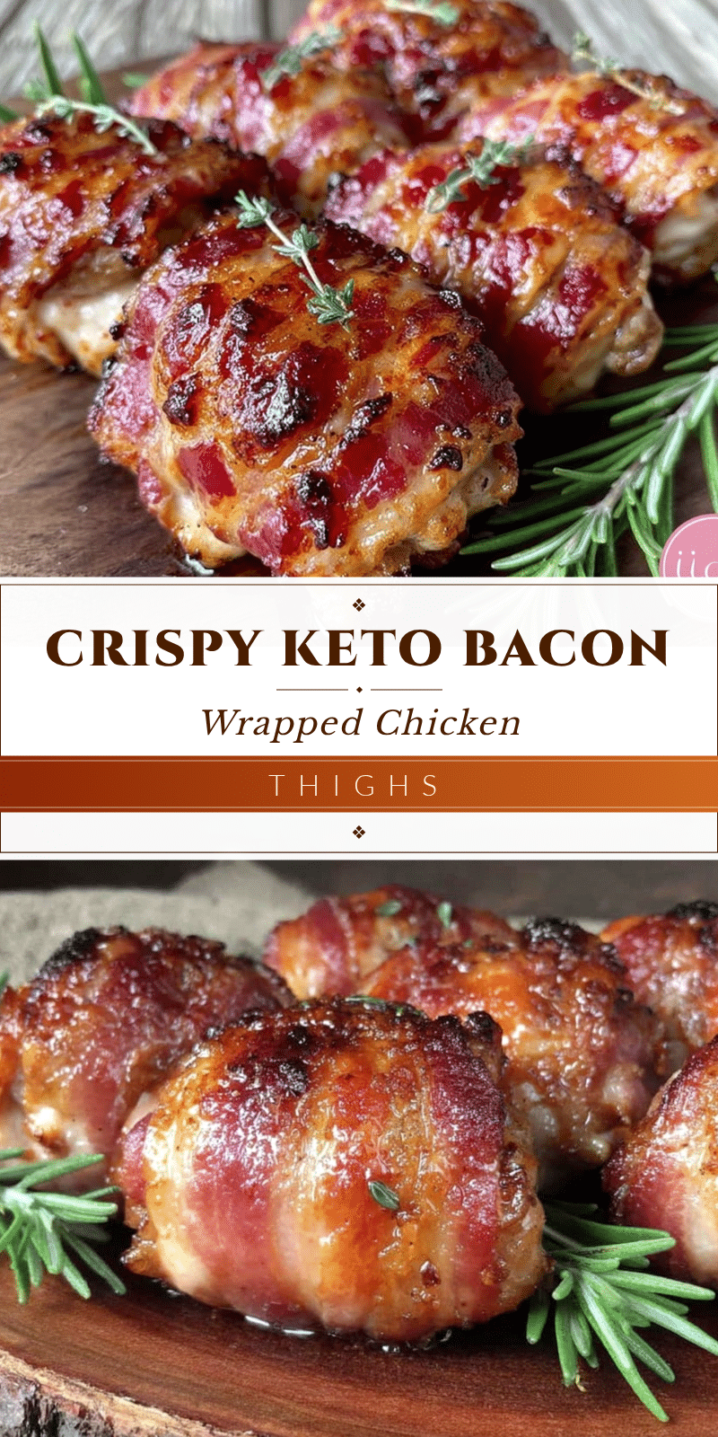 keto bacon wrapped chicken thighs recipe