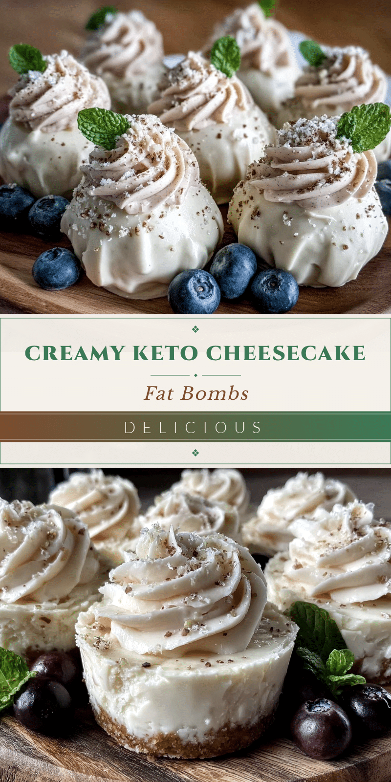 Keto Cheesecake Fat Bombs recipe