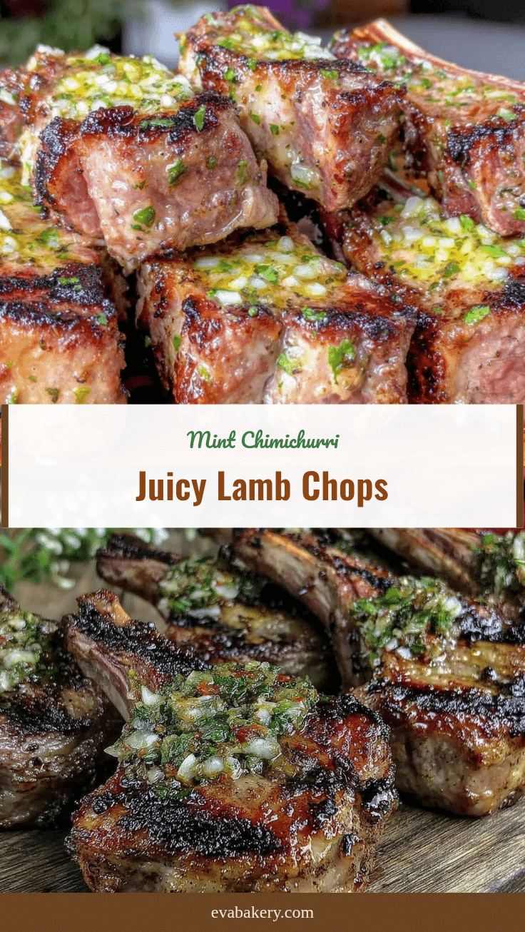 lamb chops with mint chimichurri recipe