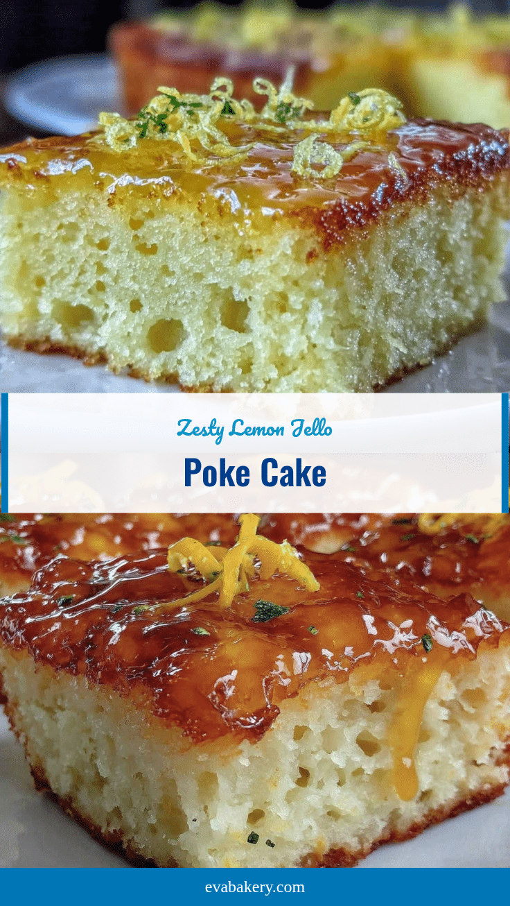 lemon jello poke cake recipe