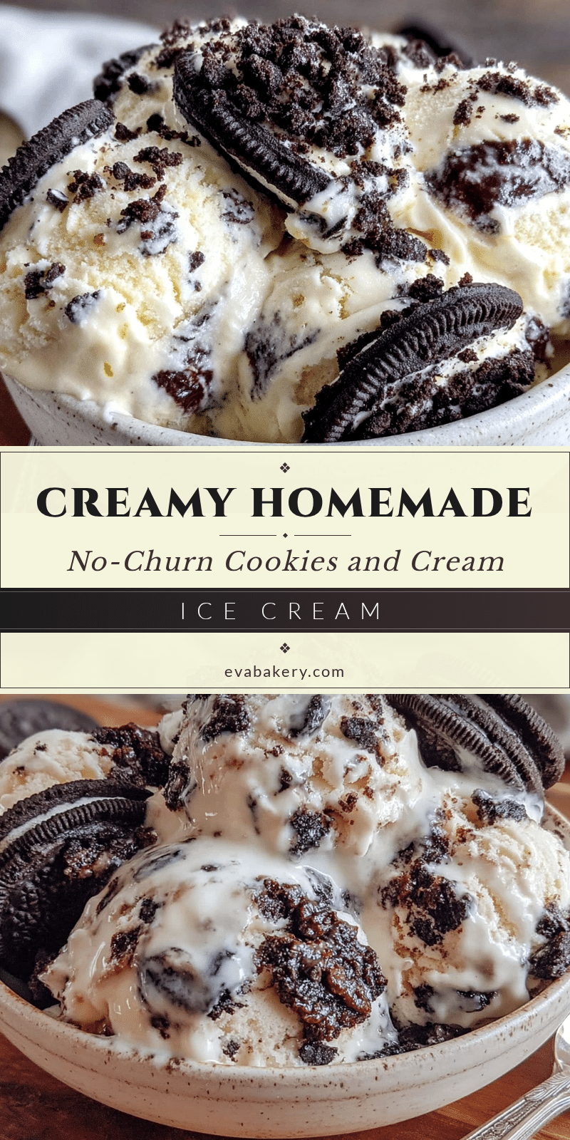 no-churn cookies and cream ice cream recipe
