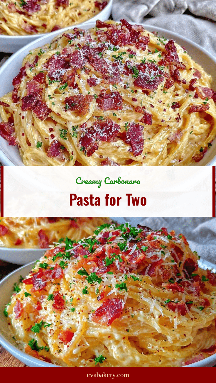 pasta carbonara for two recipe