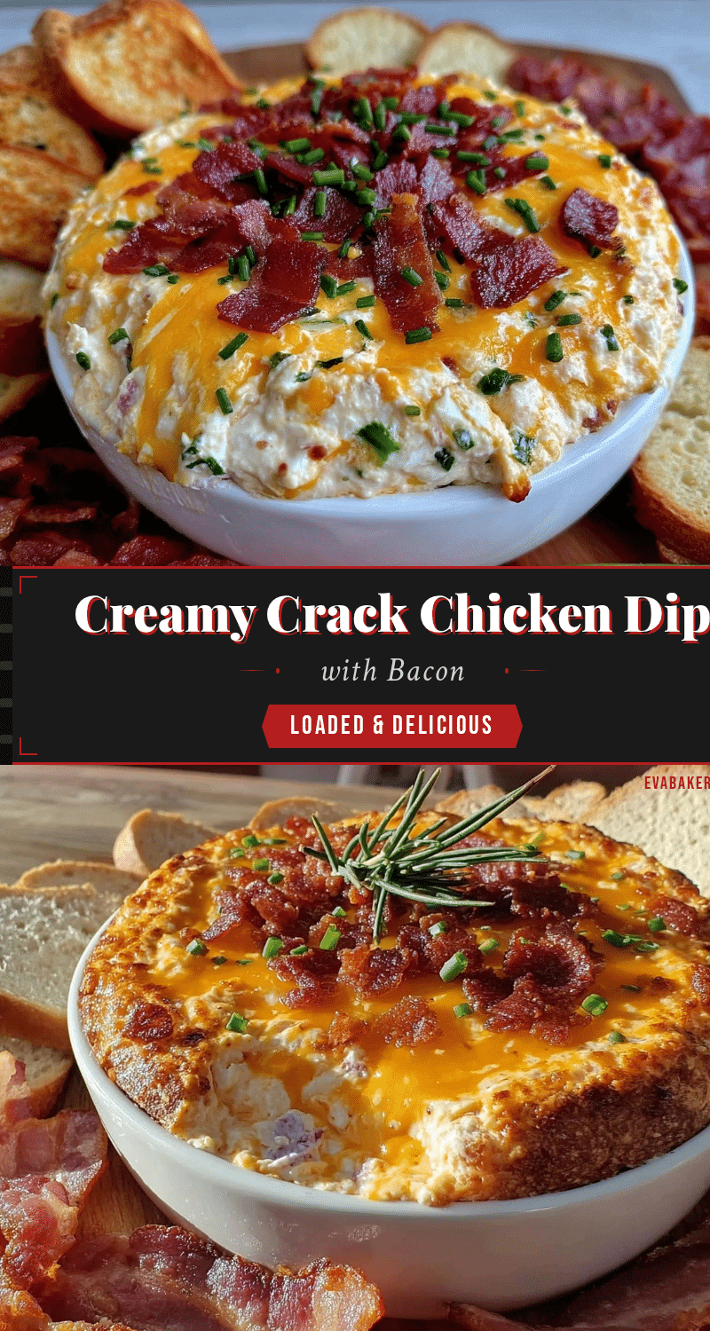 savory crack chicken dip recipe