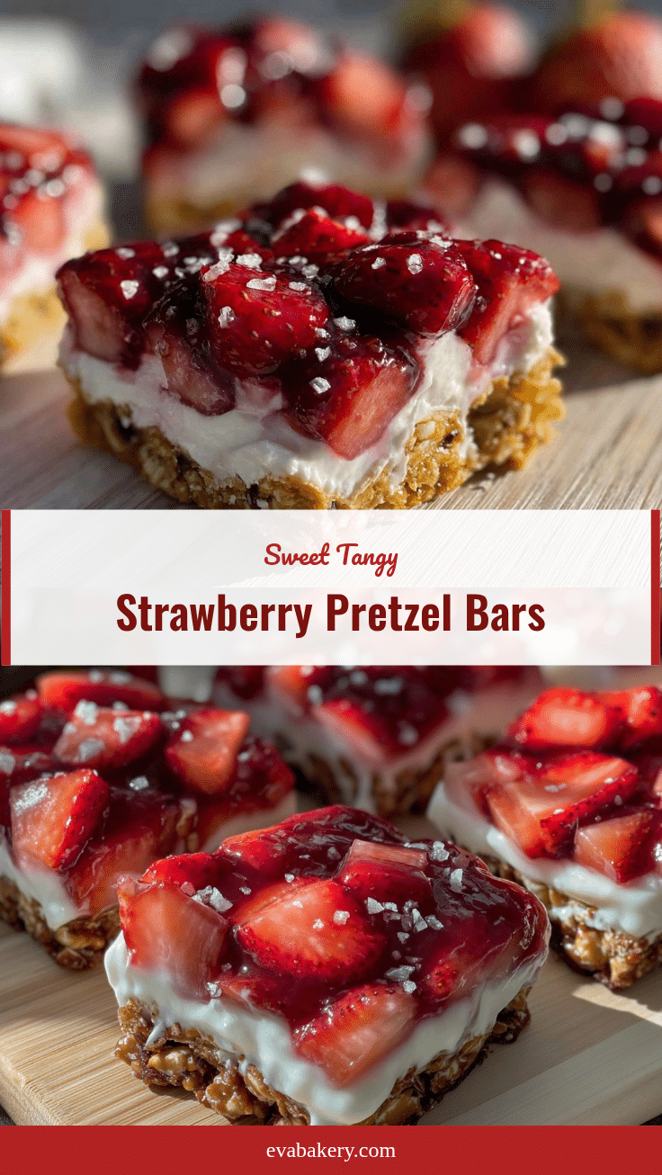 strawberry pretzel salad bars recipe