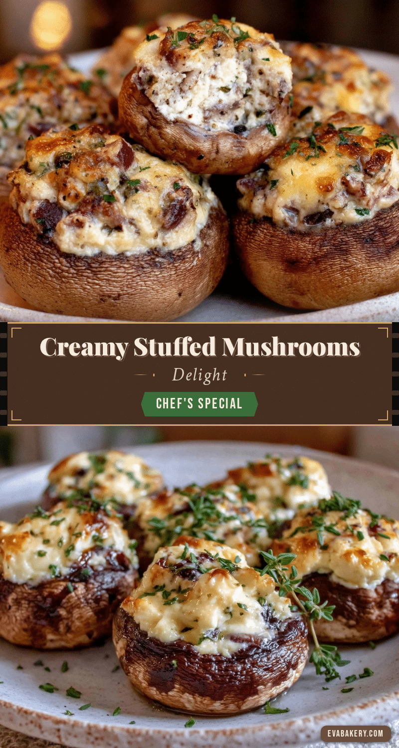 stuffed mushrooms with cream cheese recipe