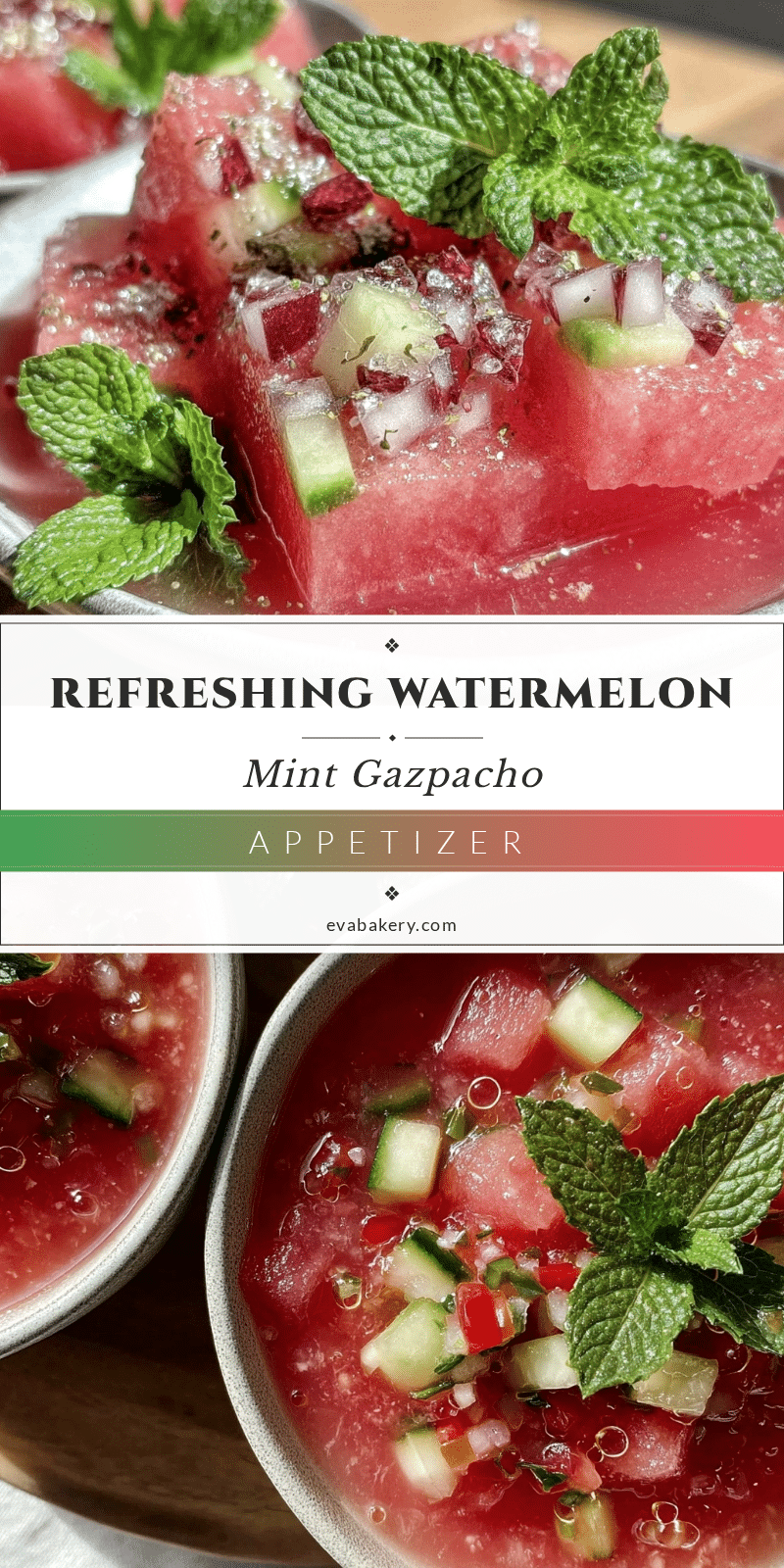 watermelon gazpacho with mint recipe