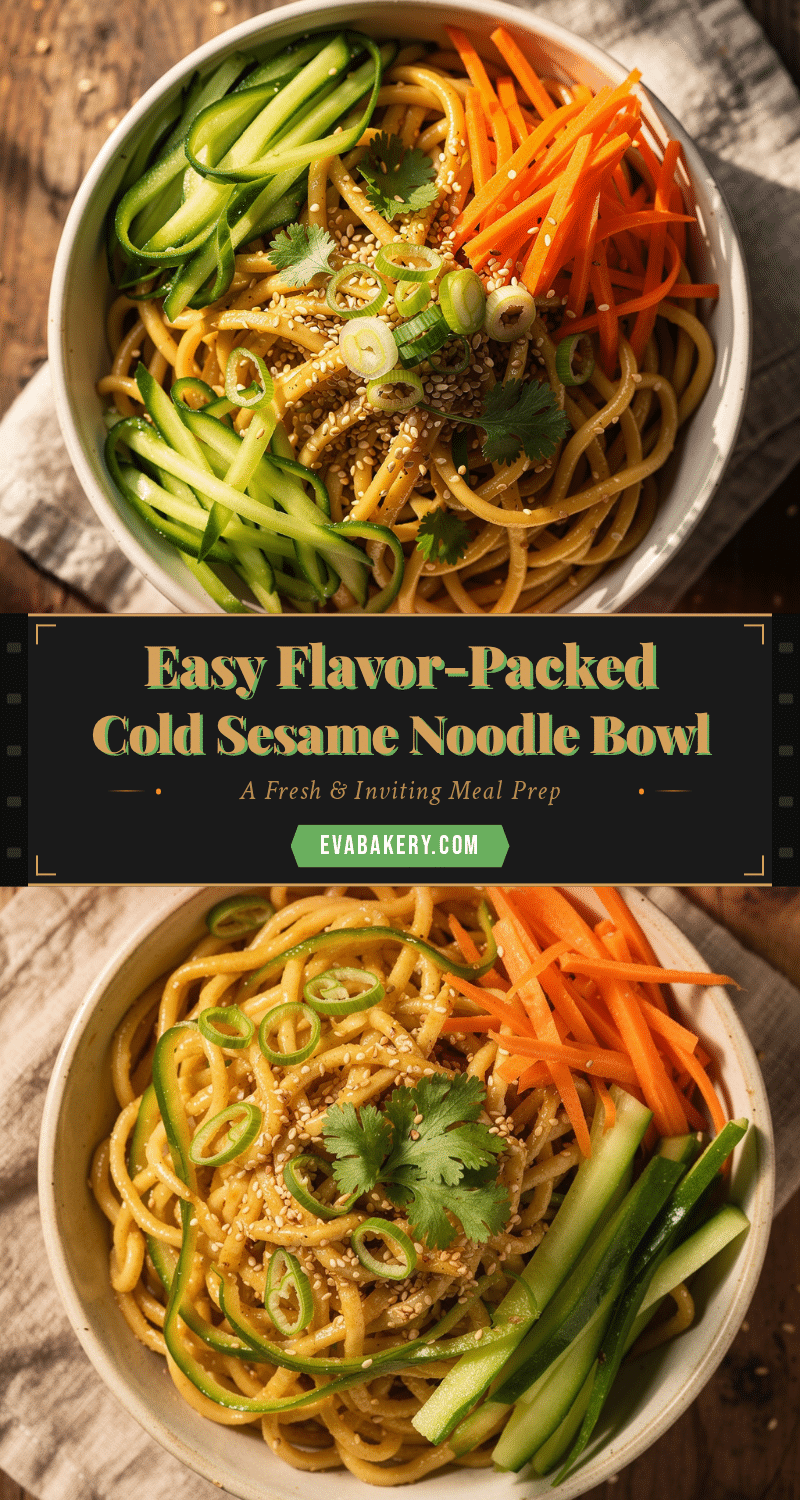 cold sesame noodle bowl recipe