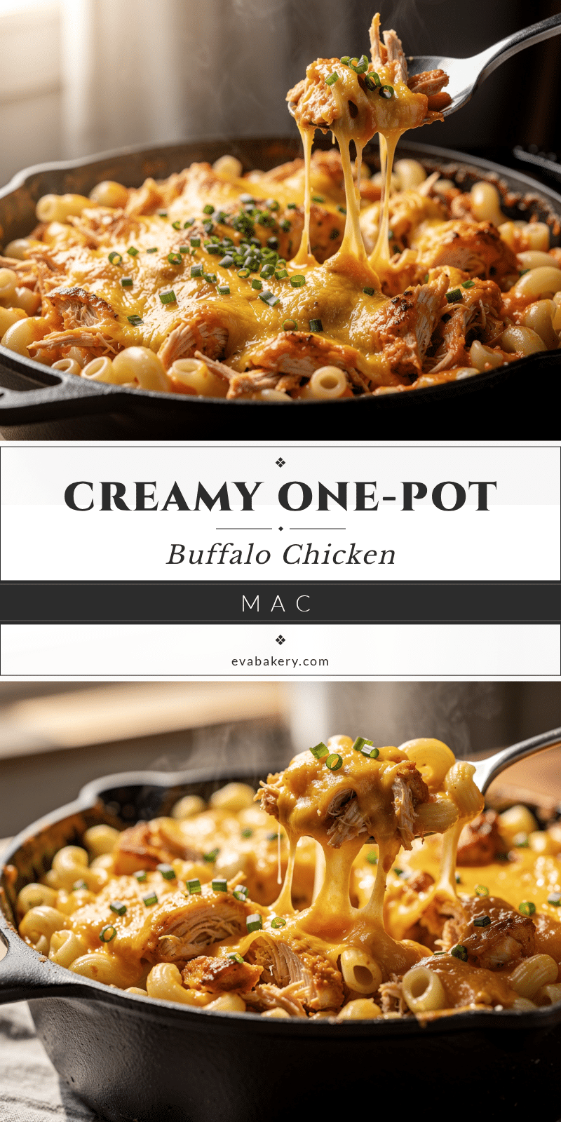 creamy buffalo chicken mac and cheese recipe