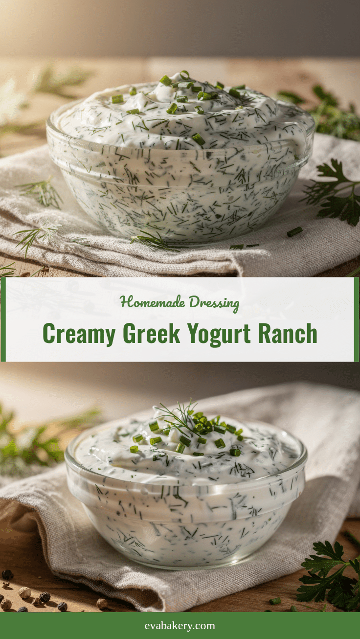 creamy greek yogurt ranch dressing recipe