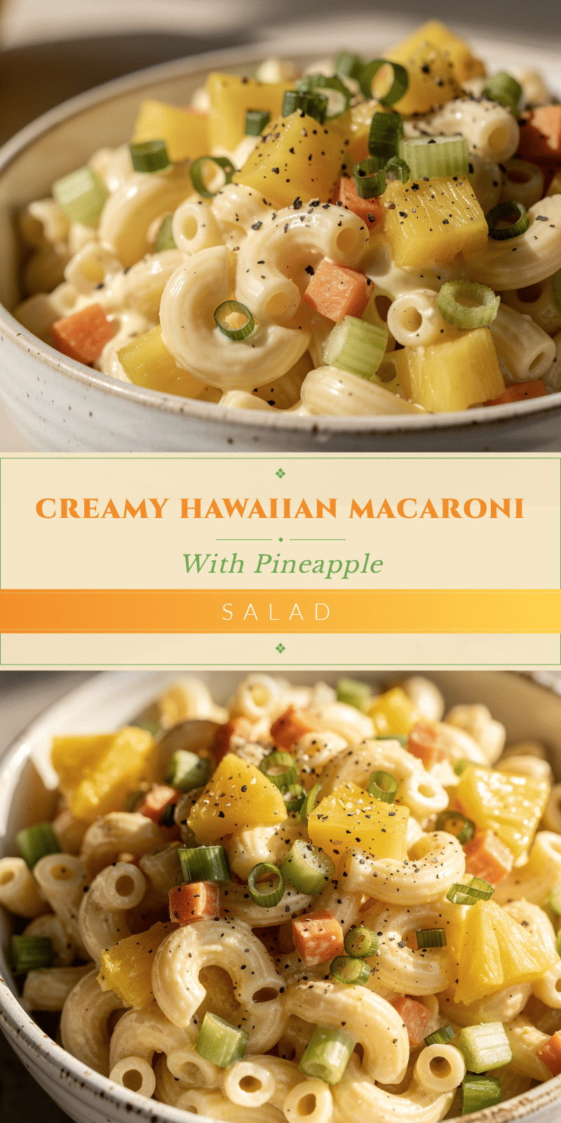 creamy hawaiian macaroni salad recipe