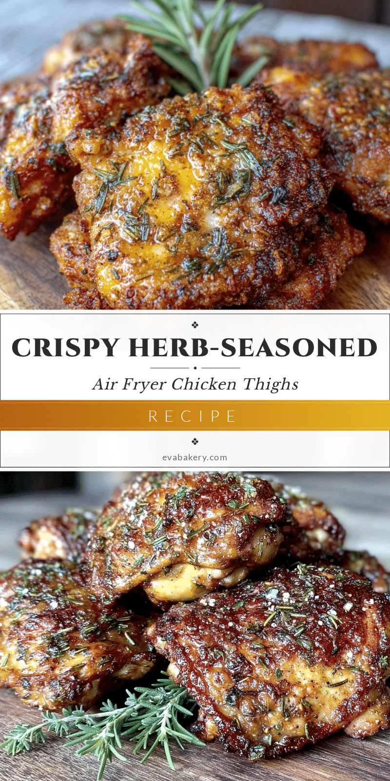 crispy air fryer chicken thighs recipe