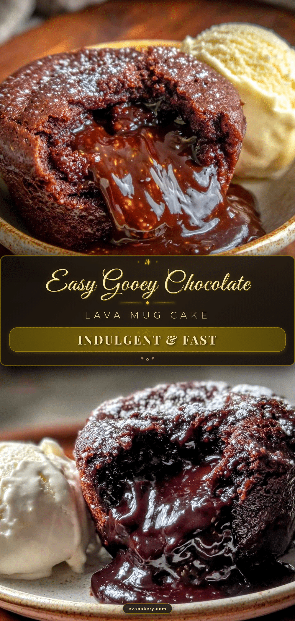 easy gooey chocolate lava mug cake recipe