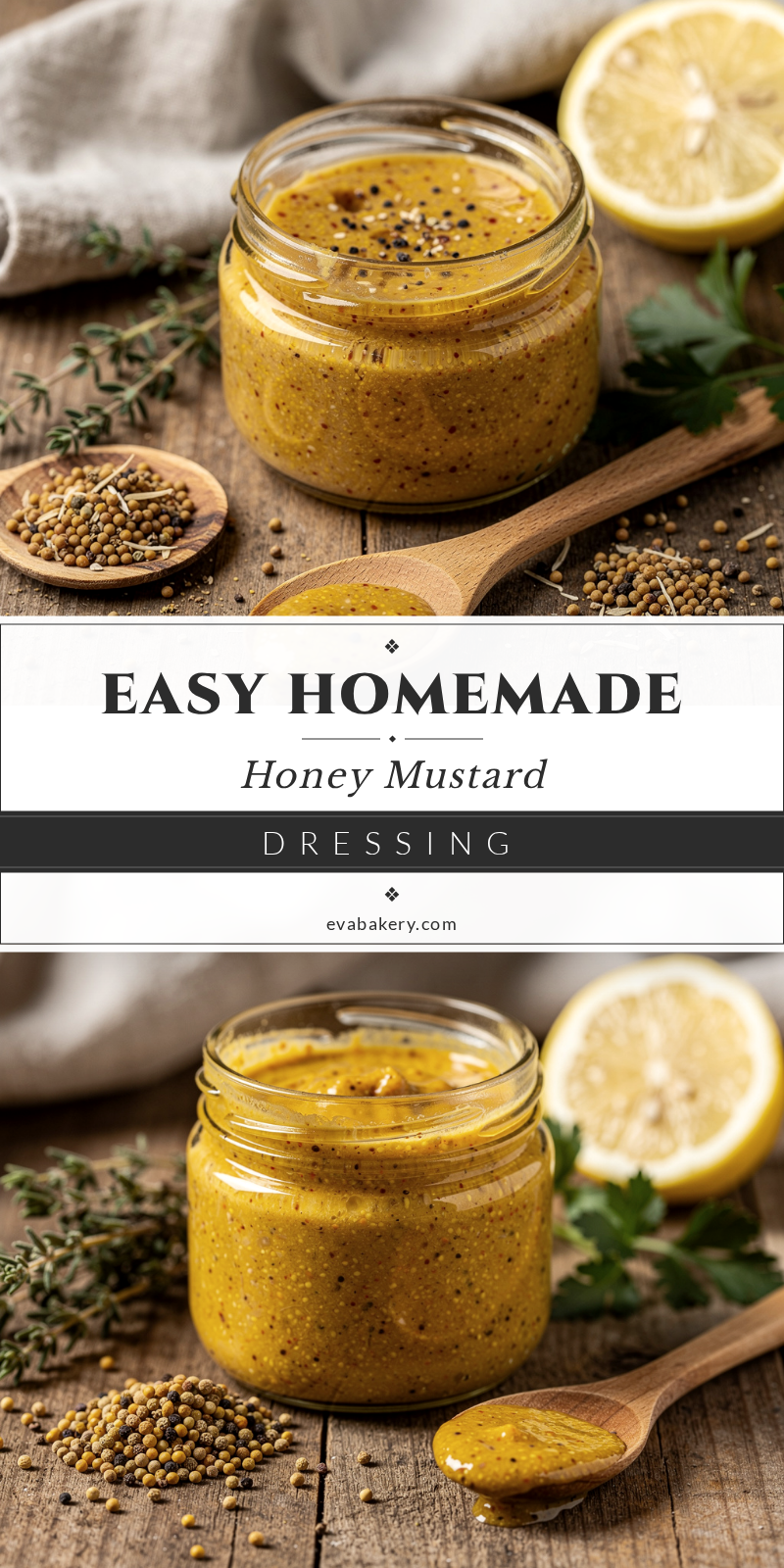 easy honey mustard dressing recipe