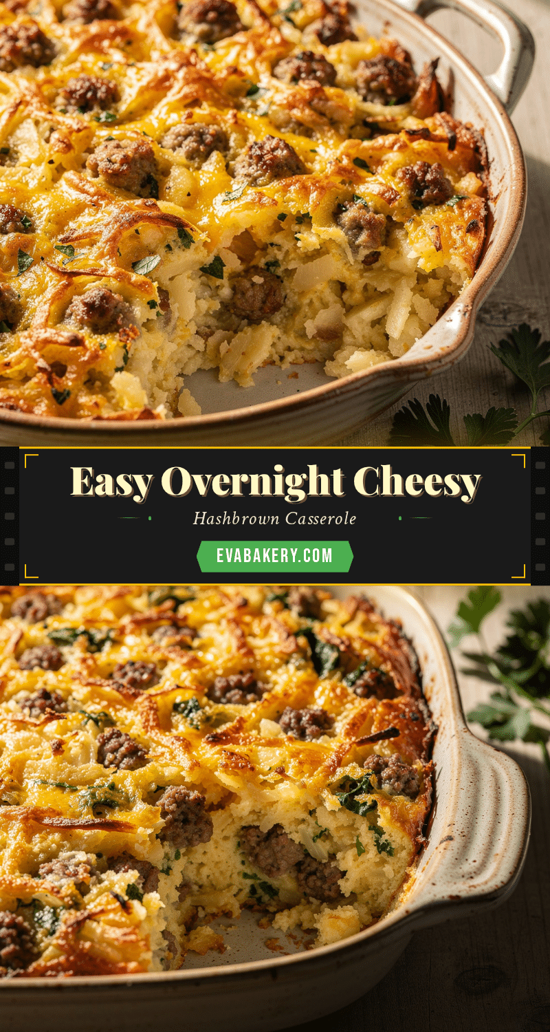 easy overnight hashbrown breakfast casserole recipe