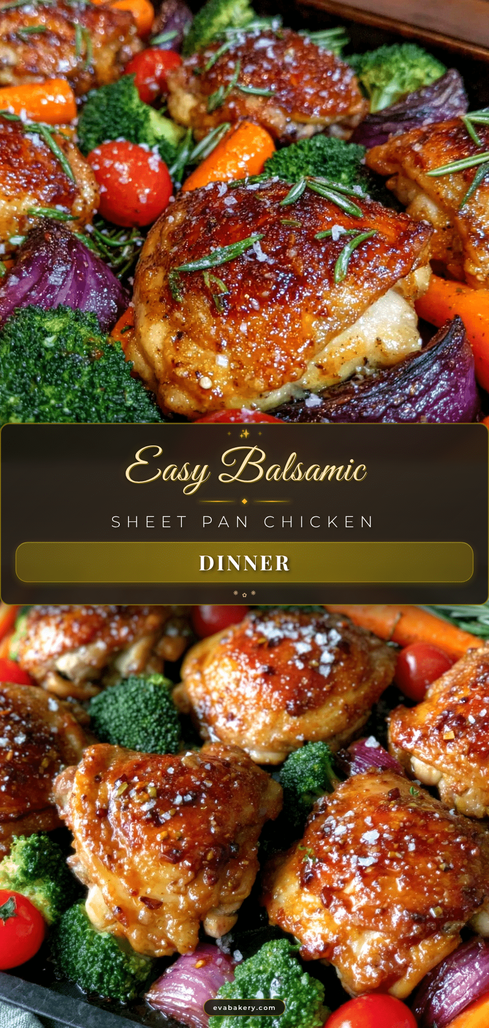 easy sheet pan balsamic chicken recipe