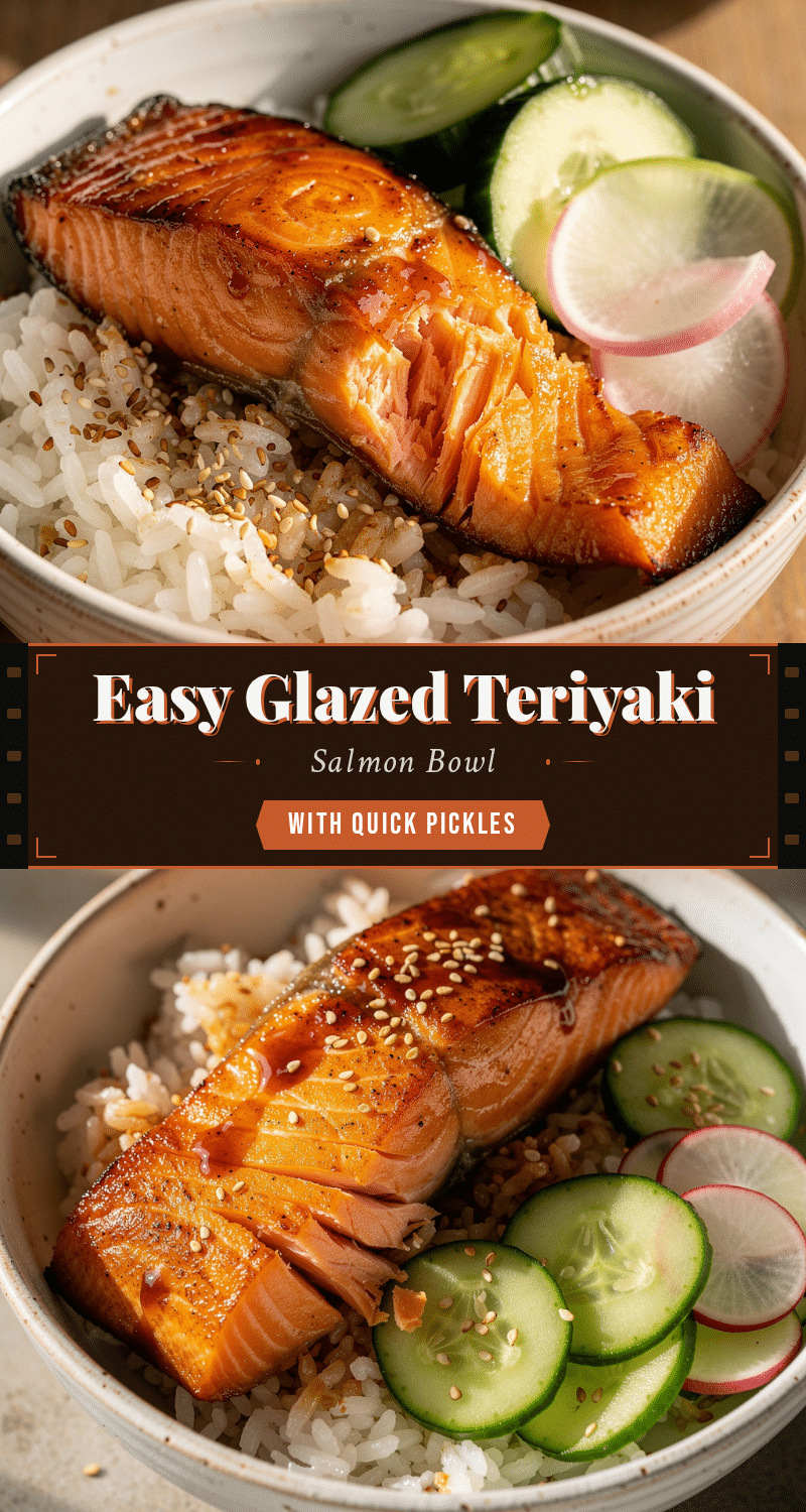 easy teriyaki salmon rice bowl recipe
