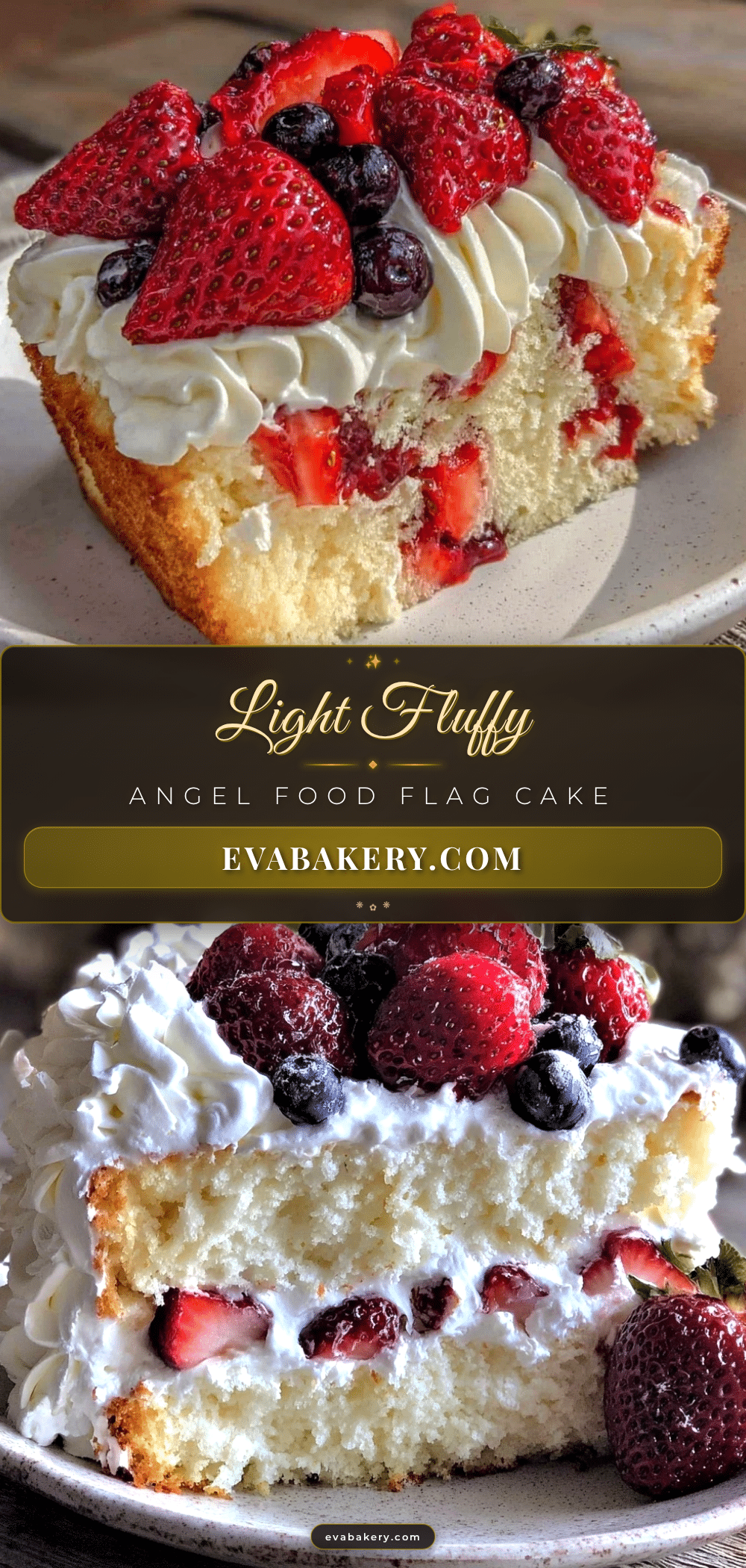 fluffy angel food flag cake recipe