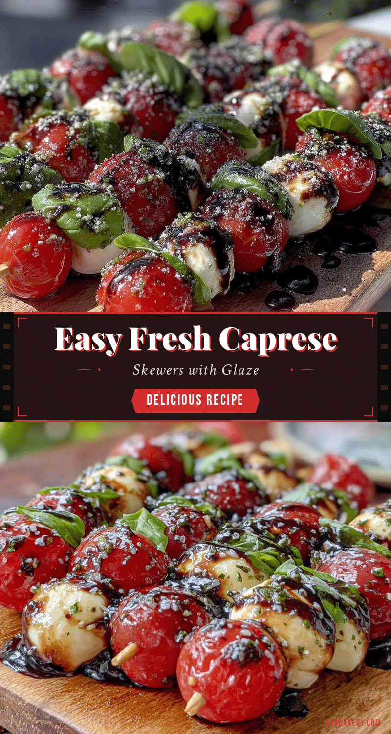 fresh Caprese skewers recipe