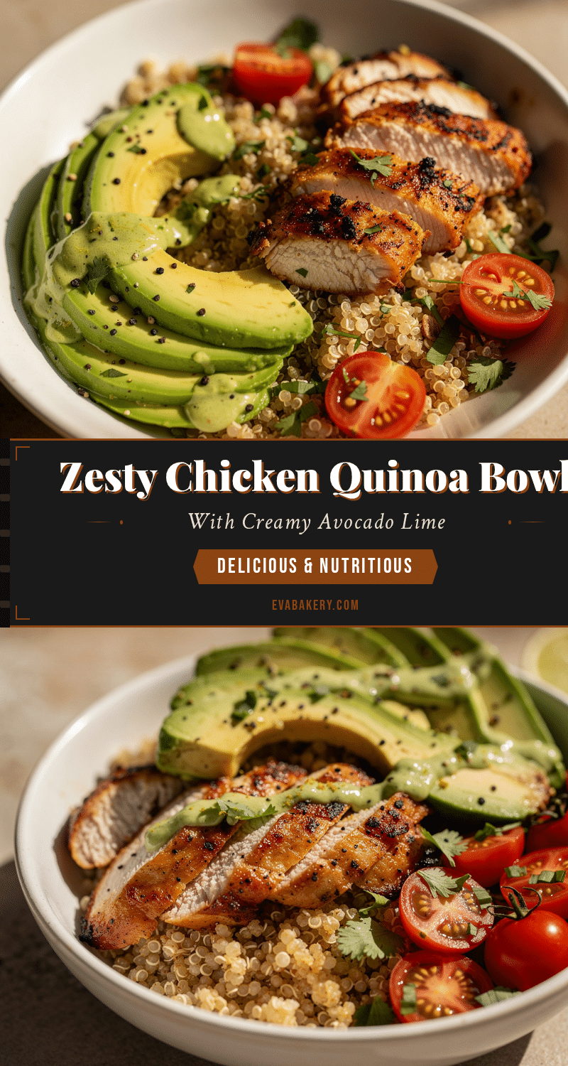 fresh chicken and quinoa bowl recipe