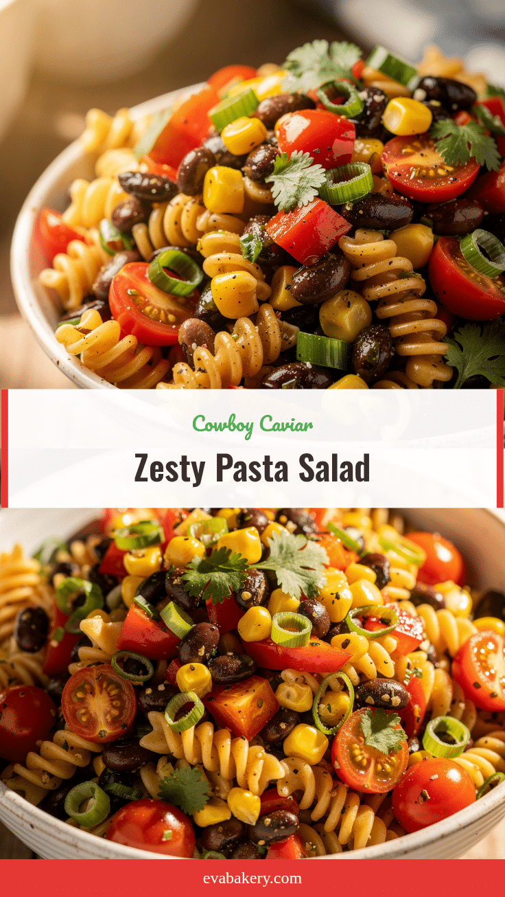 fresh cowboy caviar pasta salad recipe